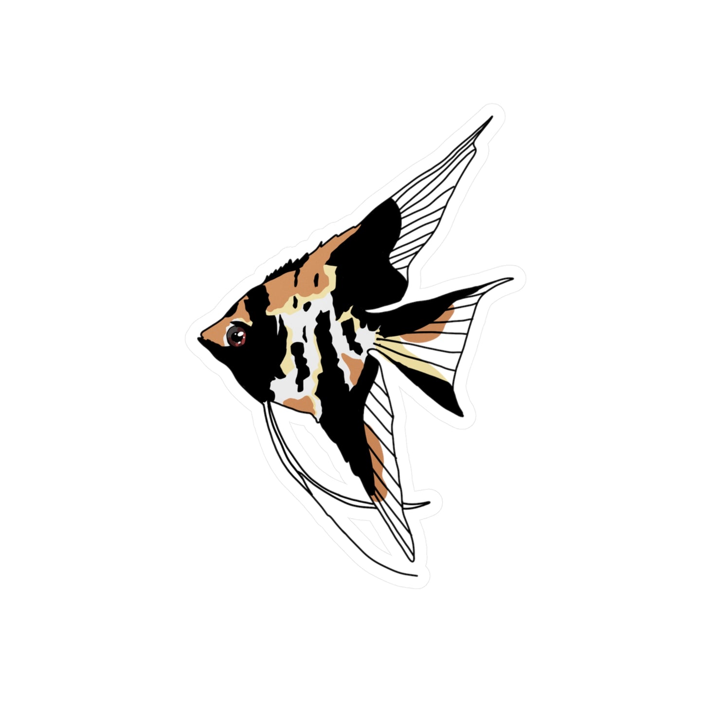 Angelfish Sticker