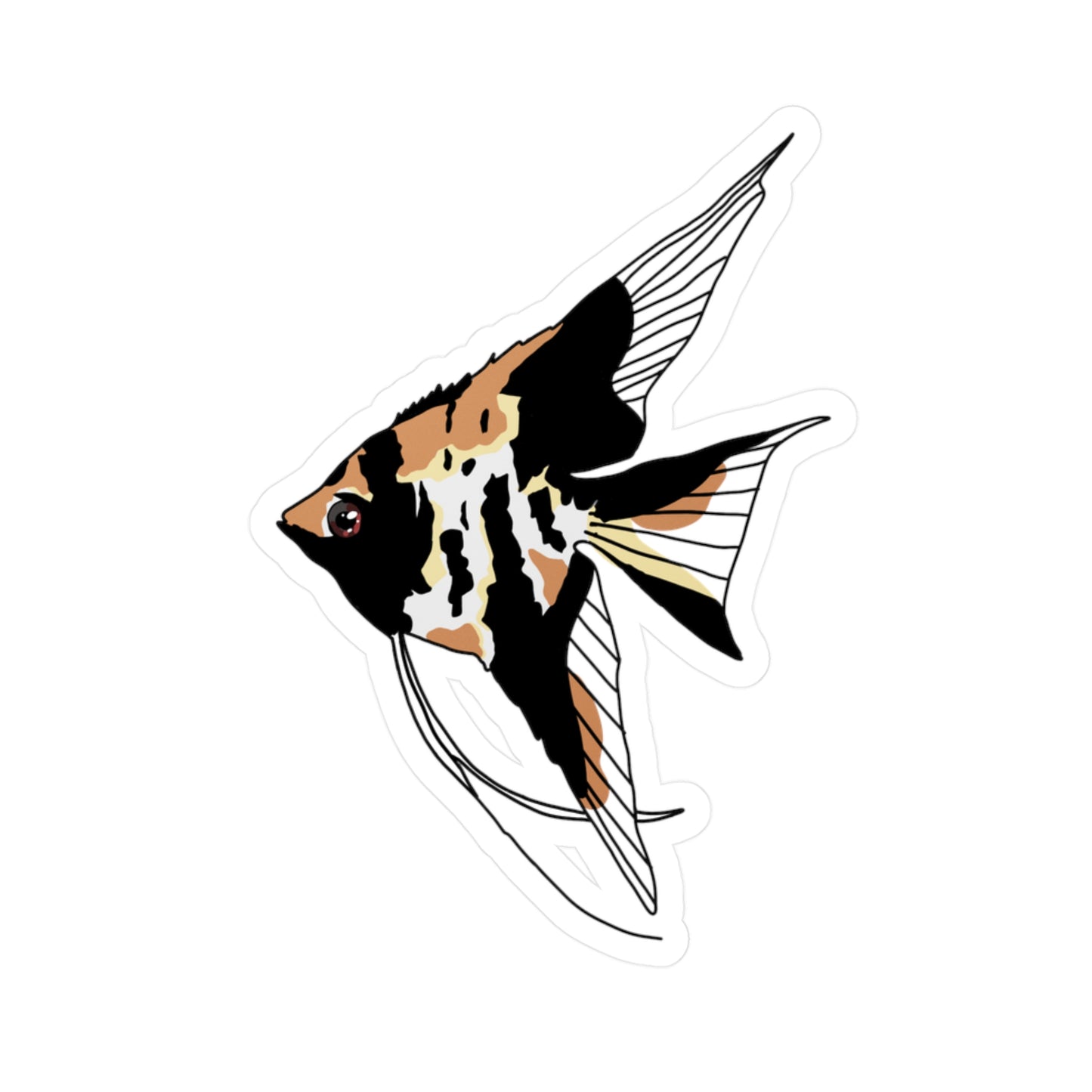 Angelfish Sticker